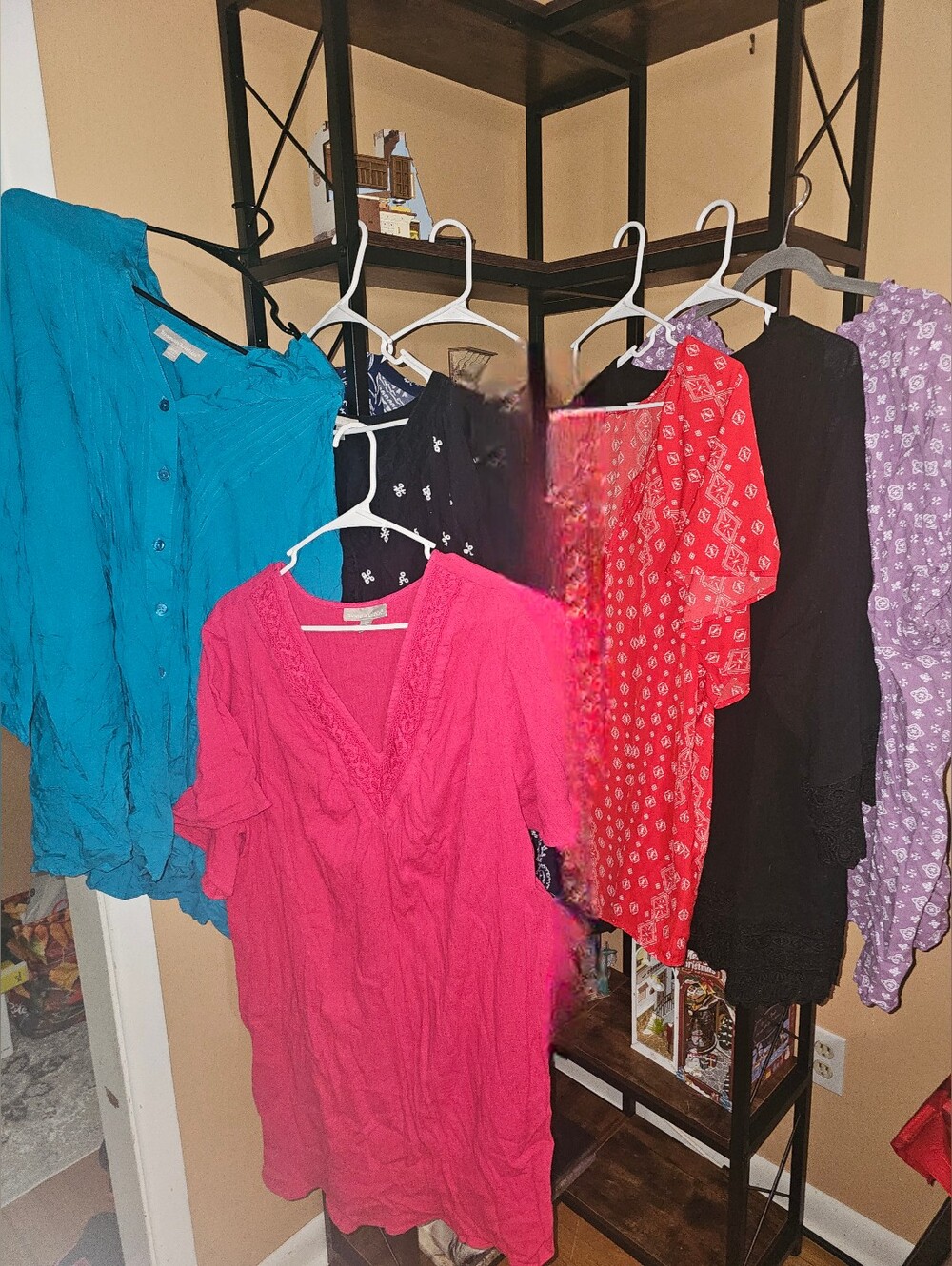Lot Of 6 Womens 5X Tops Woman Within Ello